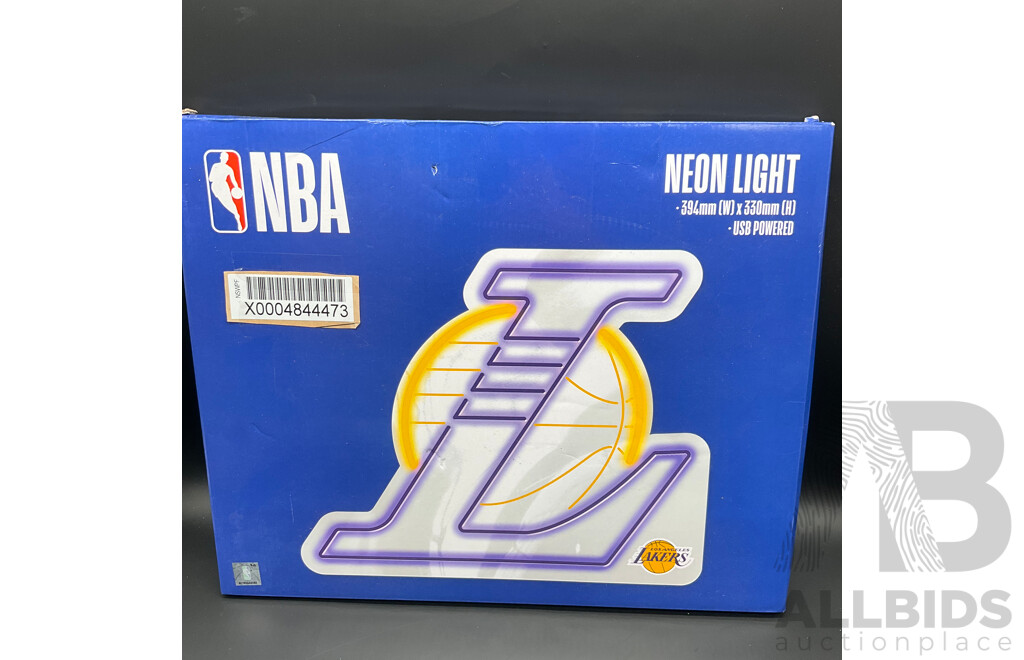NBA LA Neon Sign, COMSOL 20W Charging Kit & ATRIX LED Strip (Lot of 3)