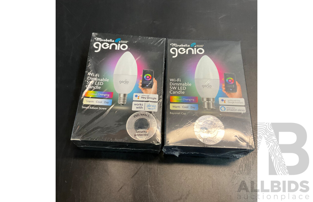 Mirabella Lightbulb & Master Lock & Rodara Screwdriver - Lot of 6