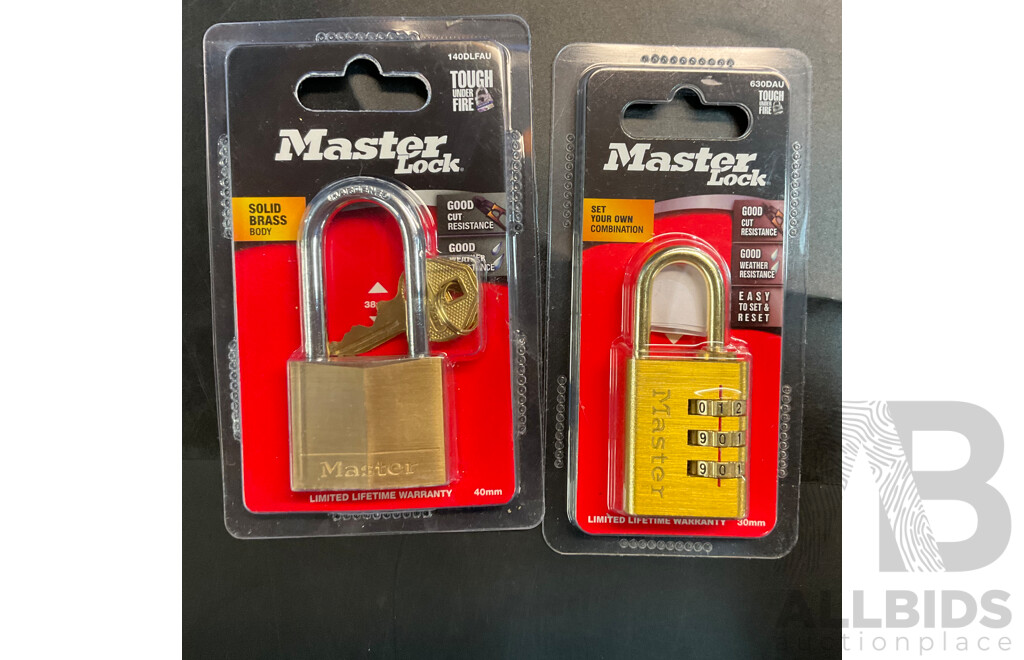 Mirabella Lightbulb & Master Lock & Rodara Screwdriver - Lot of 6