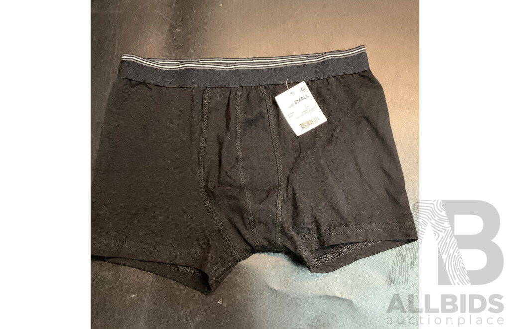 Puma T-Shirt & Cotton On, Step One Tops & Black Trunk - Size S & Assorted Bonds Socks