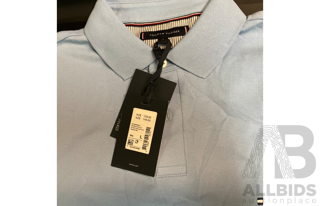 Tommy Hilfiger Blue Polo Shirt Size L & Bonds Trunk Size L X2