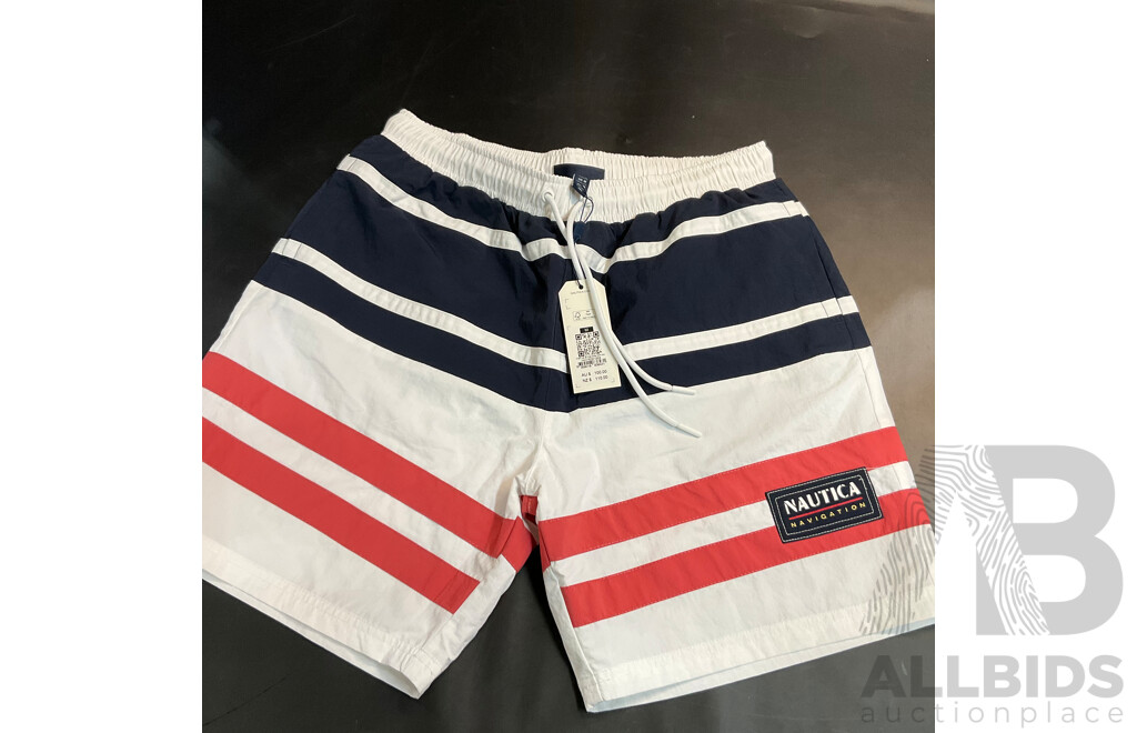 Nautica T-Shirt & Swim Shorts - Size M - Lot of 3