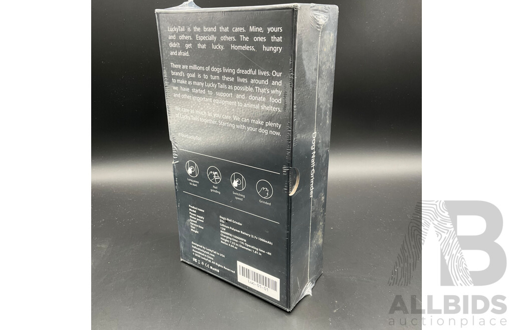 LUCKY TAIL Dog Nail Grinder