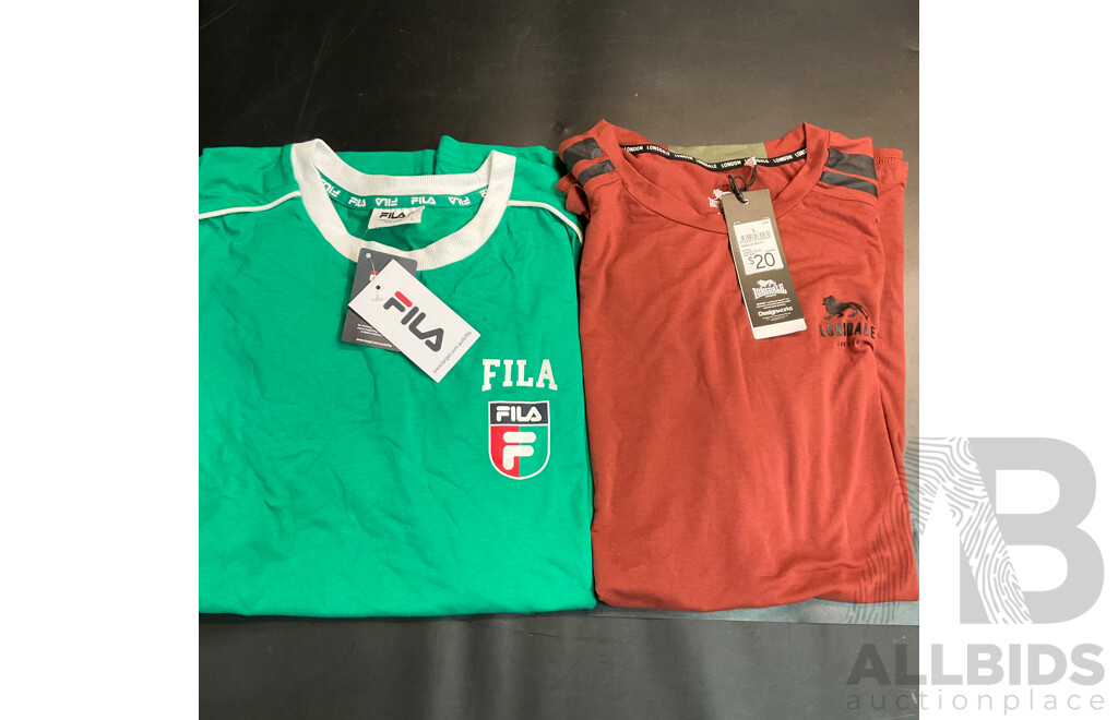 Under Armour Long Pants and Assorted Men's Apparel Size M, L, XXL - Lot of 9