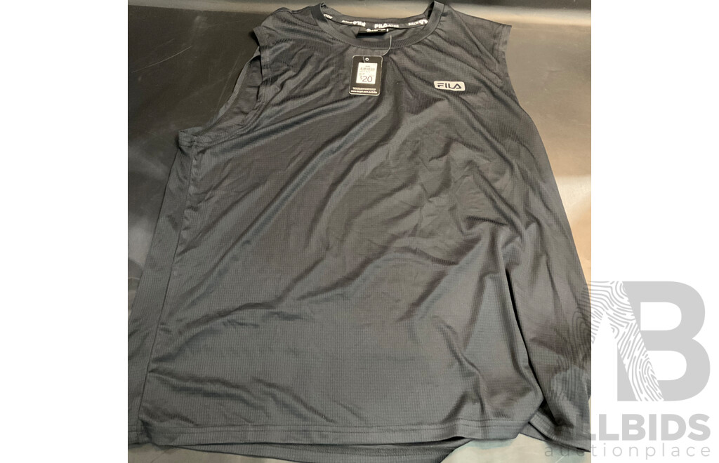 Under Armour Long Pants and Assorted Men's Apparel Size M, L, XXL - Lot of 9