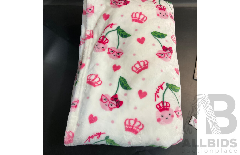 Juicy Couture Tops, Underwear & Throw – Sizes S & M