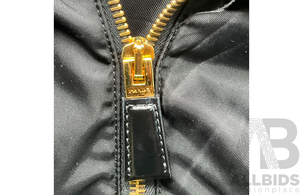 Re-Nylon Hooded Vest Branded PRADA