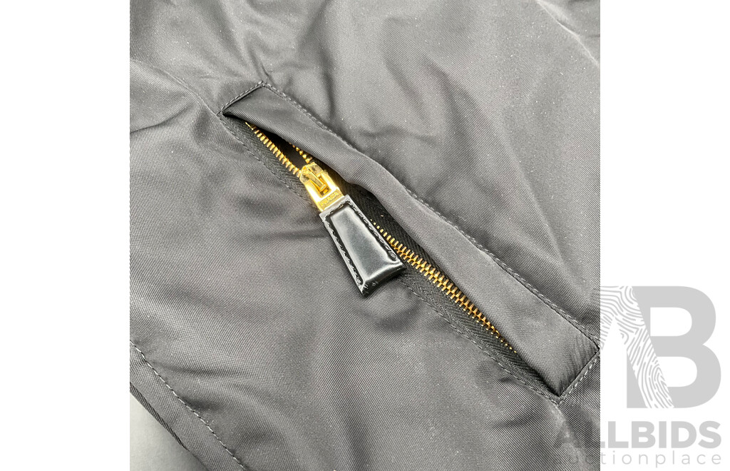 Re-Nylon Hooded Vest Branded PRADA