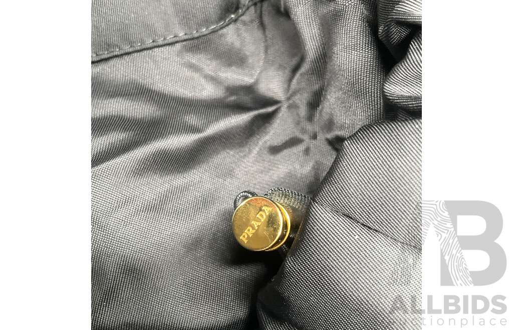 Re-Nylon Hooded Vest Branded PRADA