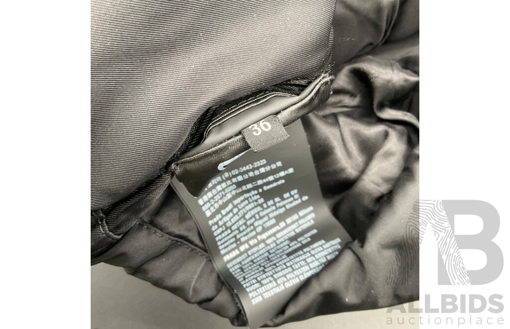 Re-Nylon Hooded Vest Branded PRADA