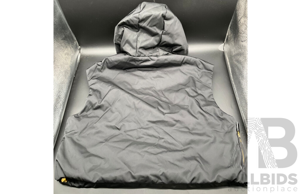 Re-Nylon Hooded Vest Branded PRADA