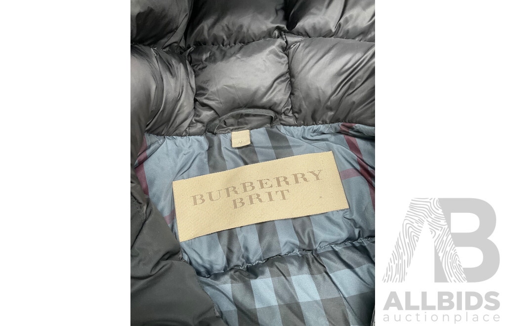 Hooded Anorak Jacket Coat Parka Branded BURBERRY