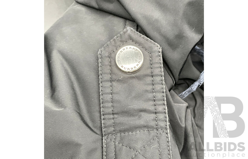 Hooded Anorak Jacket Coat Parka Branded BURBERRY