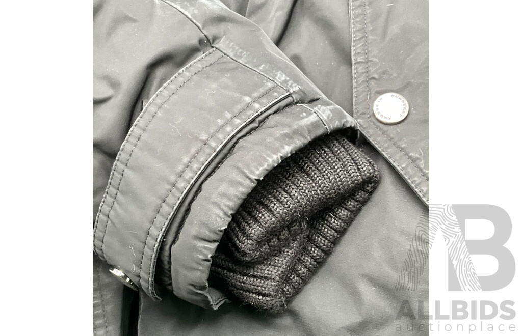 Hooded Anorak Jacket Coat Parka Branded BURBERRY