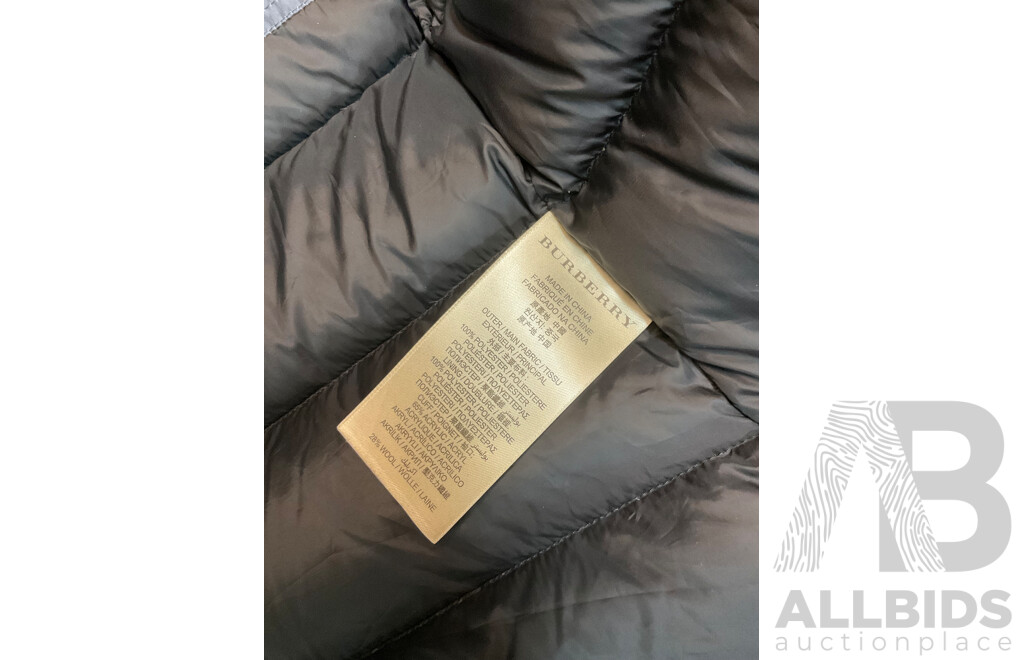 Hooded Anorak Jacket Coat Parka Branded BURBERRY