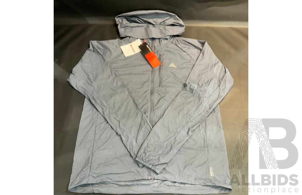 MACPAC Men's Pertex Whitcombe Windbreaker V2 (M) and MACPAC Men's Caples Running Short (M) - Lot of 2