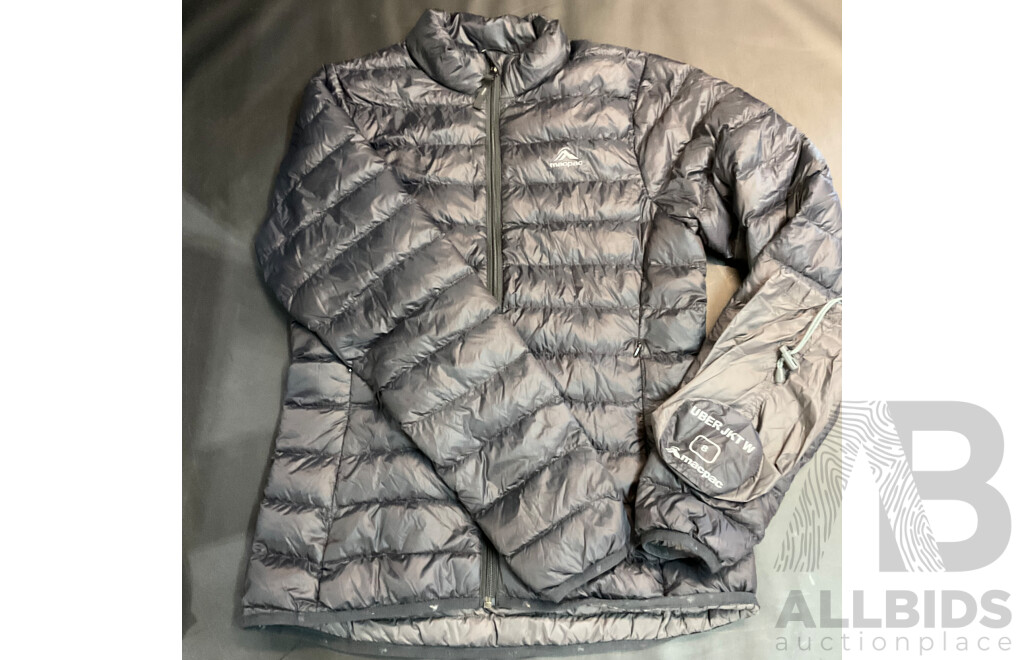 MACPAC Women's Uber Jacket and EVERLAST Gym Bag - Lot of 2