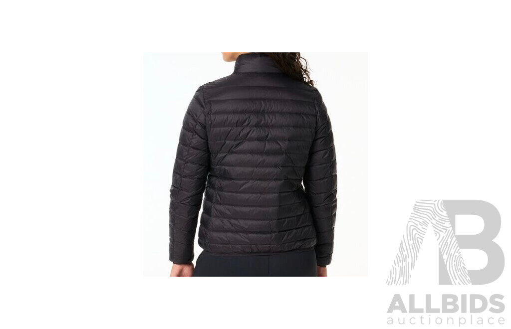 CAPE Women's Eco Lite Duck Down Puffer Jacket - Black Size 10