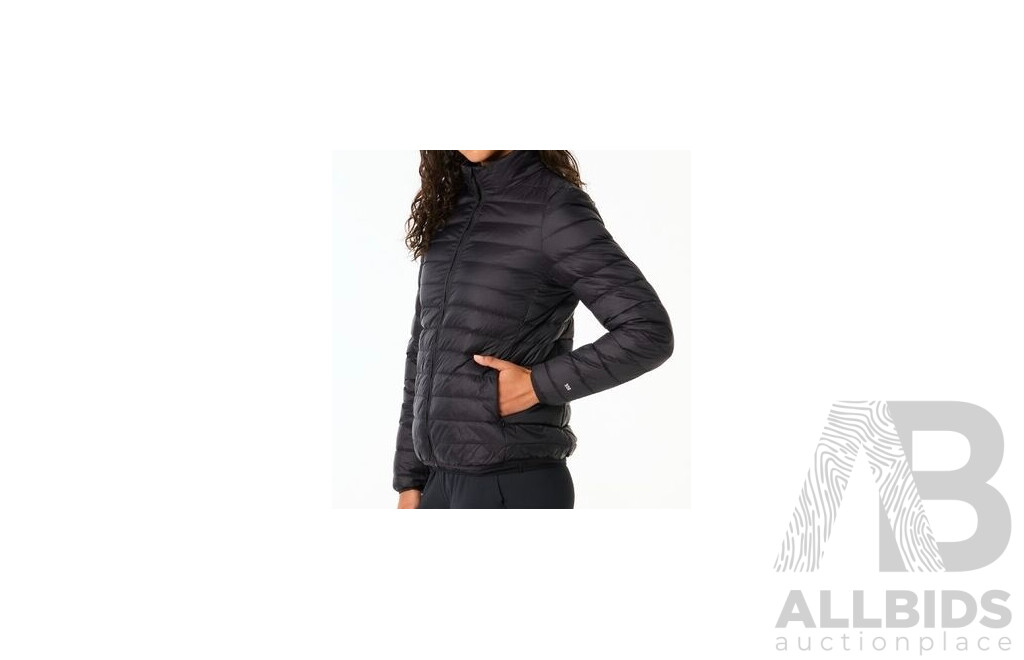 CAPE Women's Eco Lite Duck Down Puffer Jacket - Black Size 10