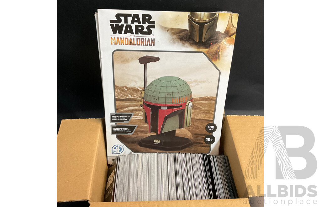 Star Wars: Unlimited Trading Cards Game 420 Cards with Boba Fett Helmet CardStock Modeling Kit