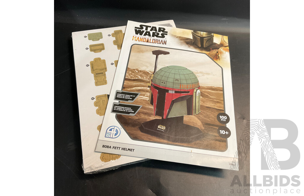 Star Wars: Unlimited Trading Cards Game 420 Cards with Boba Fett Helmet CardStock Modeling Kit