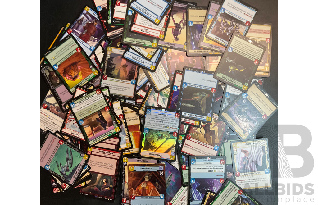 Star Wars: Unlimited Trading Cards Game 420 Cards with Boba Fett Helmet CardStock Modeling Kit