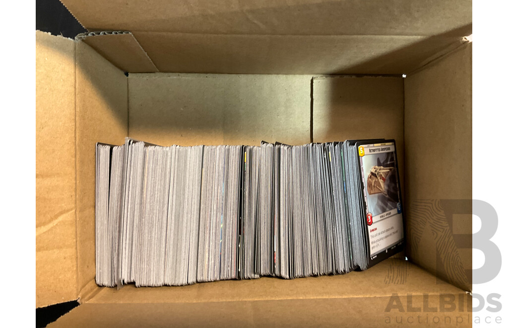 Star Wars: Unlimited Trading Cards Game 420 Cards with Boba Fett Helmet CardStock Modeling Kit