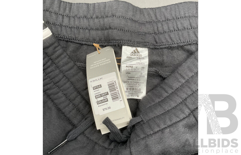 ADIDAS Trackpants (16-18) and STUSSY Tie-dye Hoodie (12) - Lot of 2