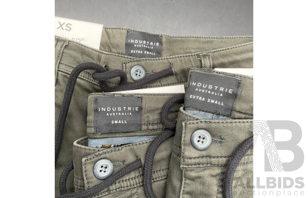 Industrie Shorts – Sizes XS & S (Lot of 3)