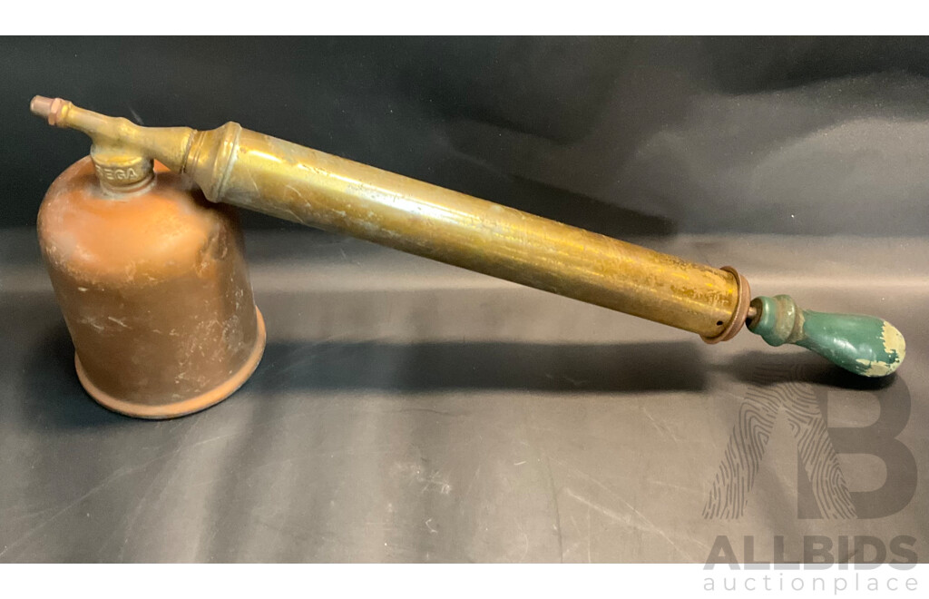 Vintage Bega Copper Fly Sprayer and Eton Hard Soldered Milk Jar & F.B.Rogers Silver-Plate Cream,Sugar Pot and More