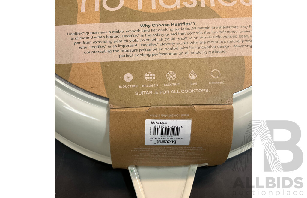 Baccarat LE CON Frypan 30x6cm & BIO Plus Frypan 32cm - Lot of 2