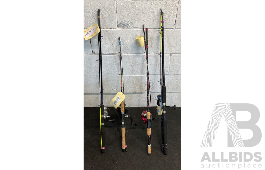 Assorted Fishing Rods - Lot of 4