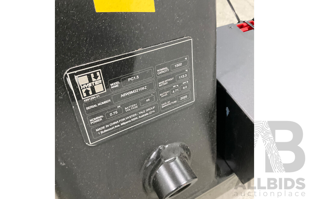 Hyster PC1.5 Electric Pallet Jack