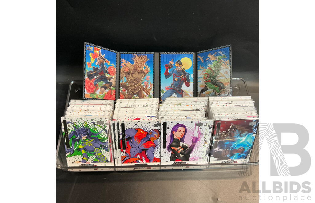 Marvel Upper Deck Anime Vol. 2 Hanafuda Booklet &  Anime Vol. 2 Trading Cards ( 210Cards)