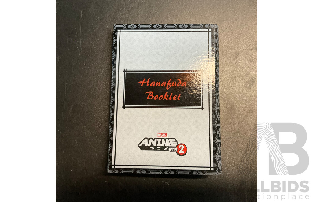 Marvel Upper Deck Anime Vol. 2 Hanafuda Booklet &  Anime Vol. 2 Trading Cards ( 210Cards)