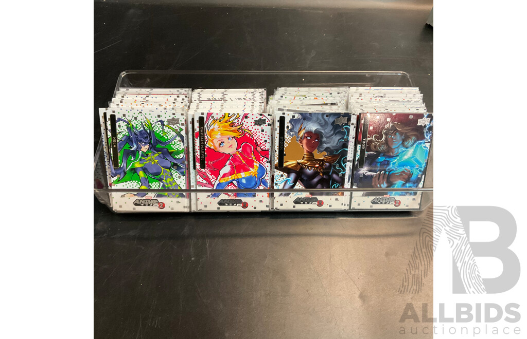 Marvel Upper Deck Anime Vol. 2 Hanafuda Booklet &  Anime Vol. 2 Trading Cards ( 210Cards)