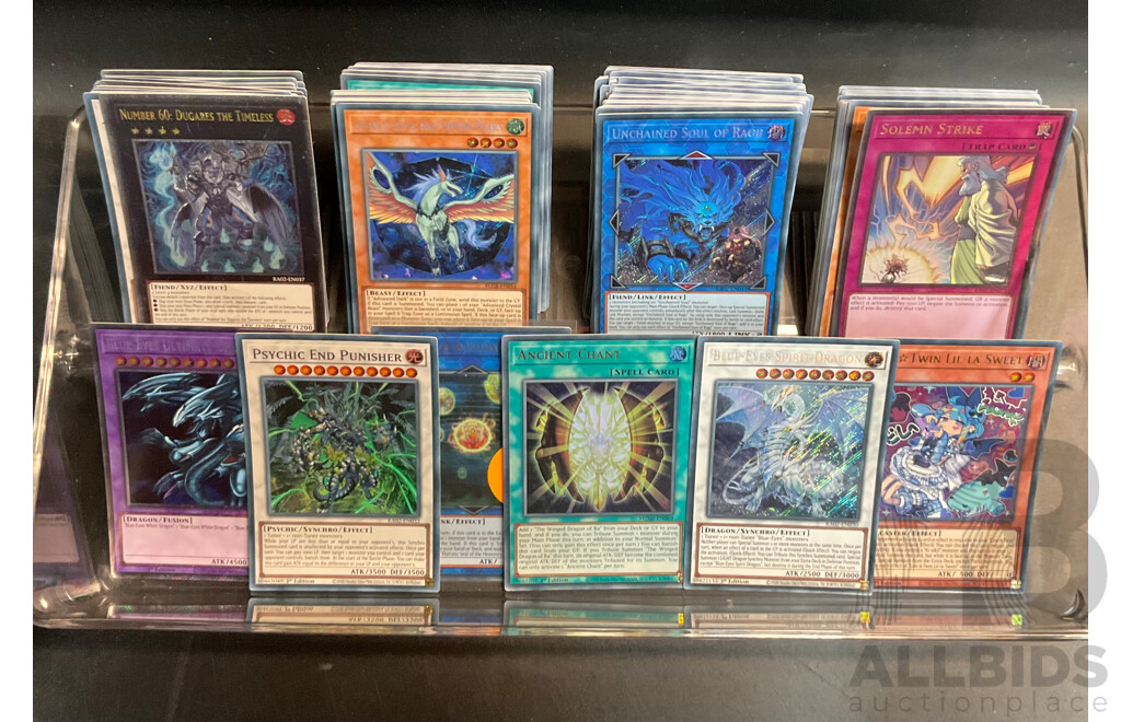 YU-GI-OH  Trading Game Cards - Total in 128 Cards