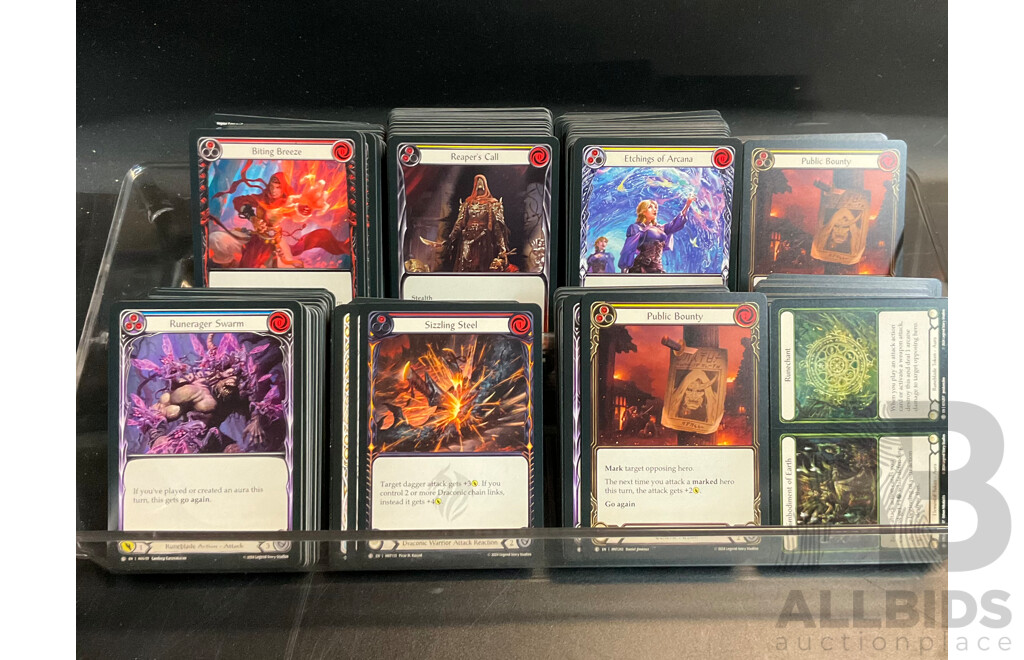 Flesh and Blood Trading Game Cards - Total in 370 Cards