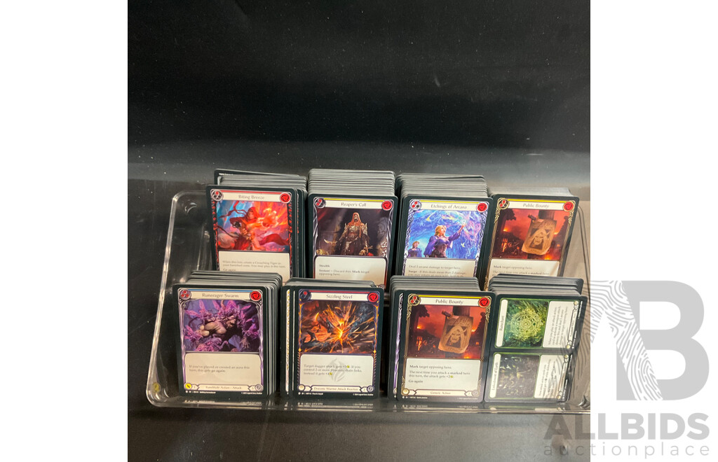 Flesh and Blood Trading Game Cards - Total in 370 Cards