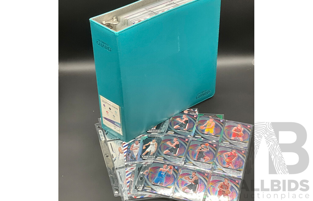 Basketball PANINI PRIZM NBA Cards and ULTIMATE GUARD Supreme Collector Album