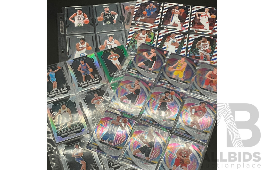 Basketball PANINI PRIZM NBA Cards and ULTIMATE GUARD Supreme Collector Album