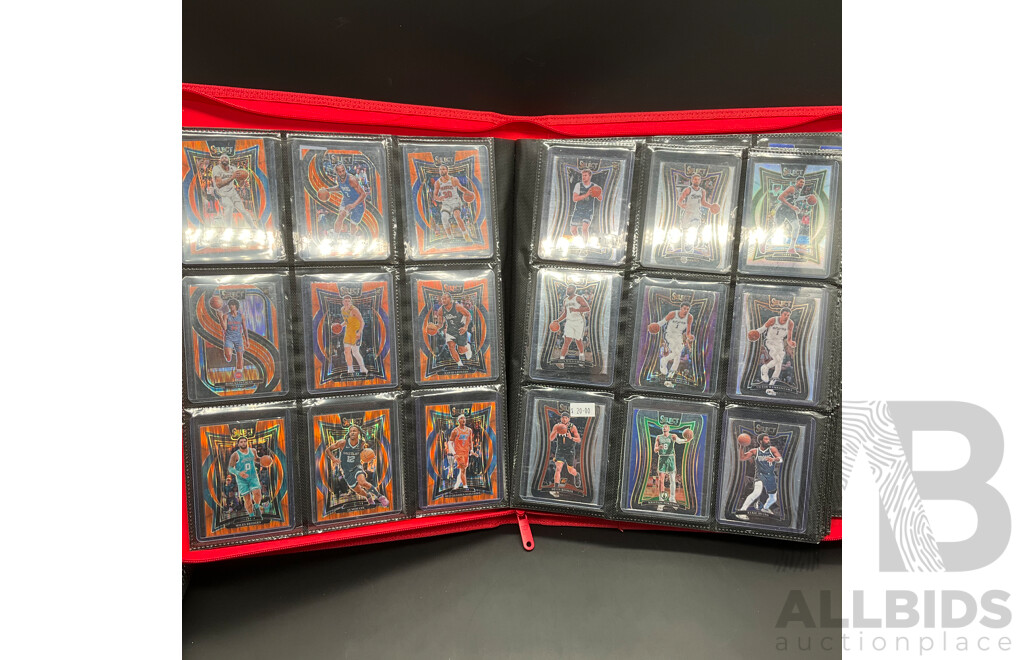 Basketball PANINI SELECT Cards Collection and Others and Palm of Gaming Collector's Card Binder
