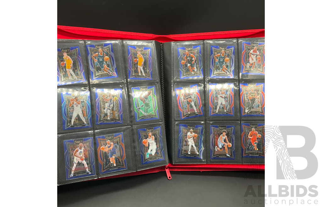 Basketball PANINI SELECT Cards Collection and Others and Palm of Gaming Collector's Card Binder