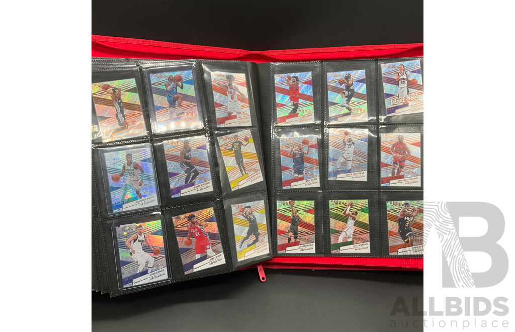 Basketball PANINI SELECT Cards Collection and Others and Palm of Gaming Collector's Card Binder