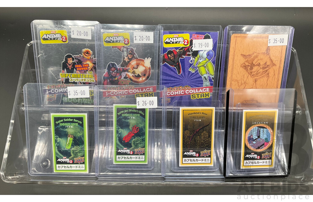 Anime Vol.2 Trading Card Collection - Woodblock Echo,Capsule Cards and More - Lot of 8