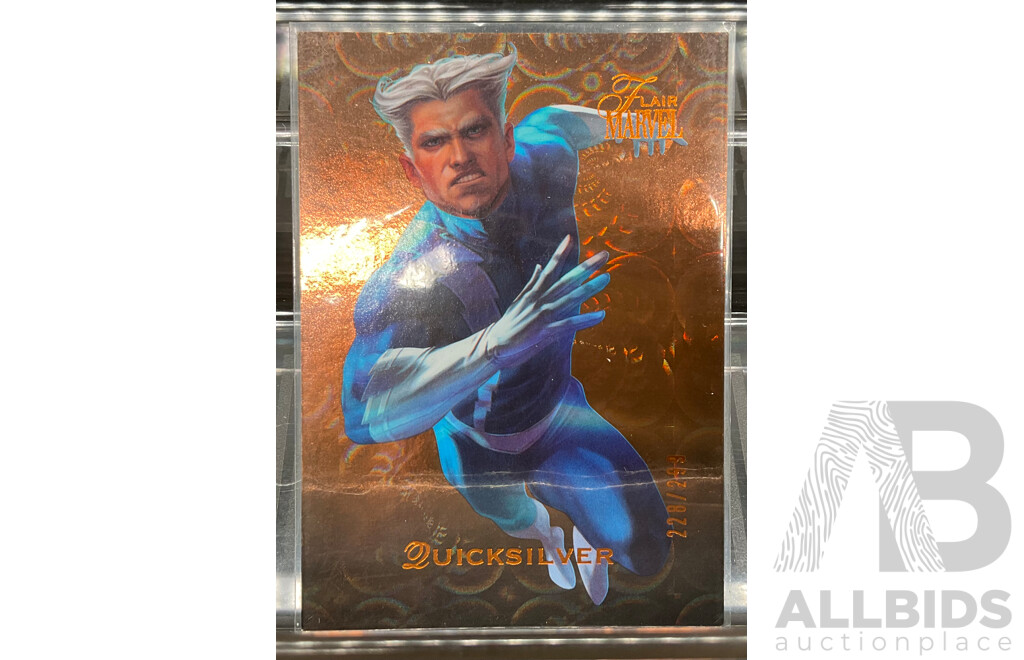 2023 Marvel Flair Quicksilver Limited Edition 228/299