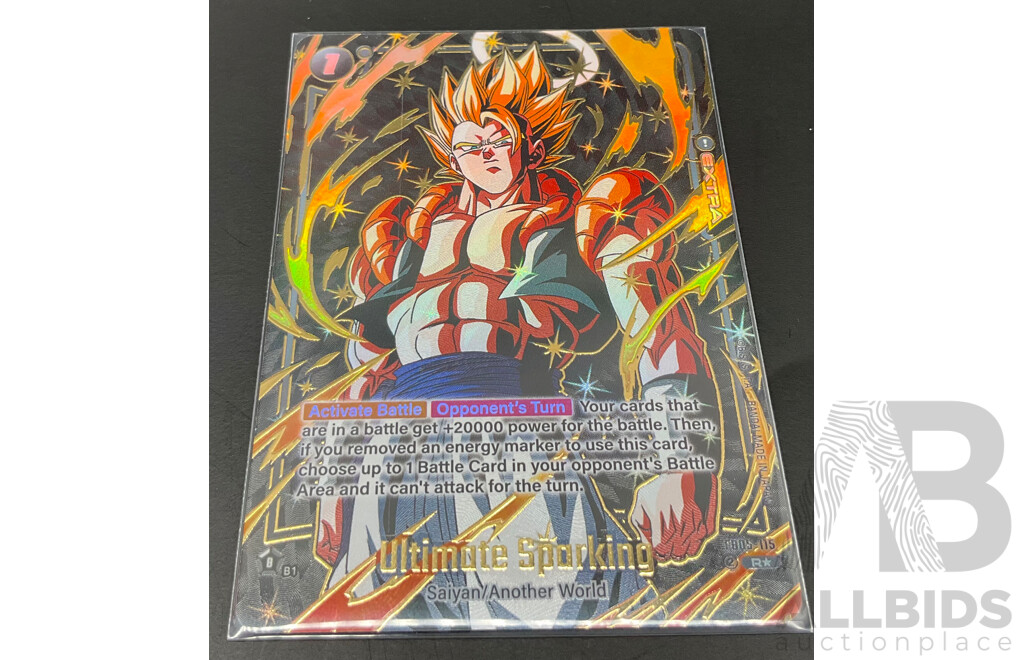 Excellent Condition - Dragon Ball Fusion World New Adventure Ultimate Sparking FB05-115 - Rare Alternate Art