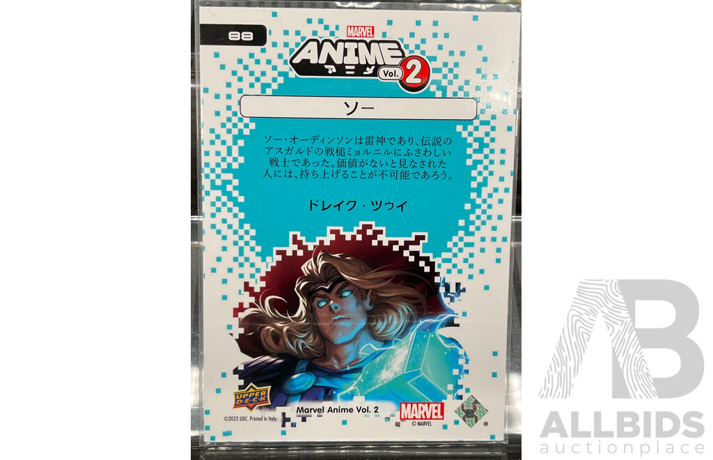 2023 Upper Deck Marvel Anime Vol.2 Thor Japanese Foil #88