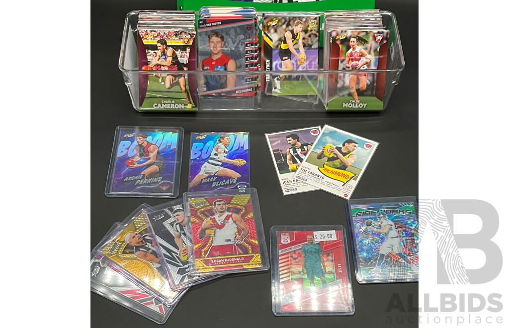 AFL Collectors Cards From Various Manufacturers and Years
