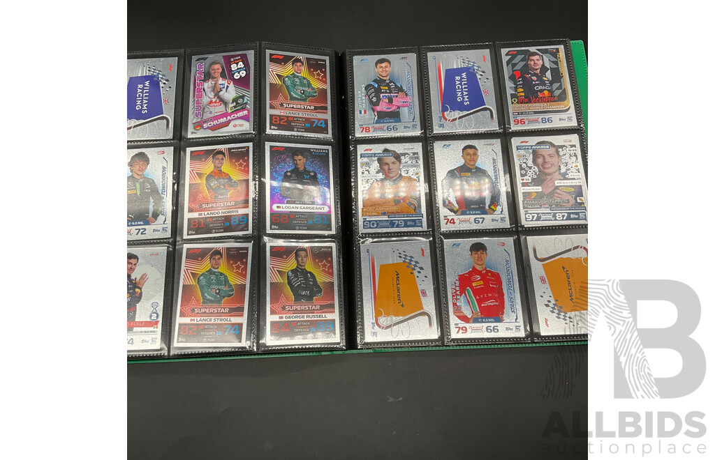Formula 1 Topps Turbo Attax Collectors Cards